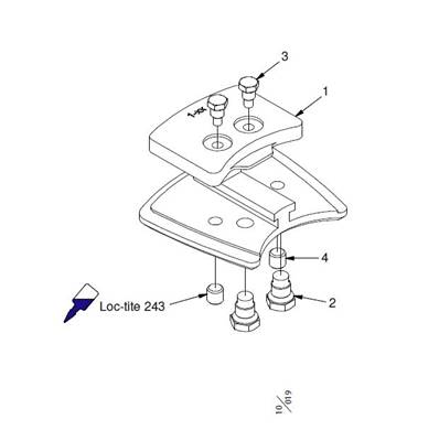 Bar holder #1 10 mm for F11-19 LM554172