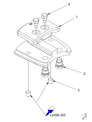 Bar holder for F12-30 #18 without stump treatment LM554270