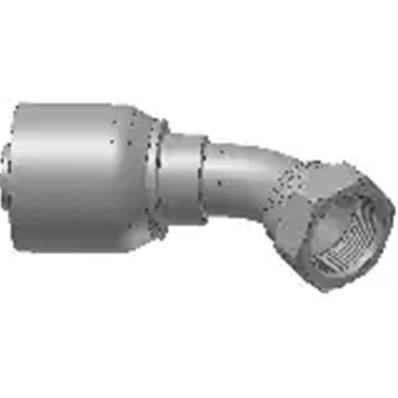 Crimp fitting Parker JIC 9/16 - 45° - Series 43 13743-6-6