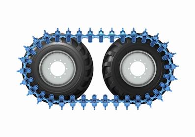 Pair of tracks bluetrack perfekt 26mm 0x0 for 710/55 Pewag 260220X0
