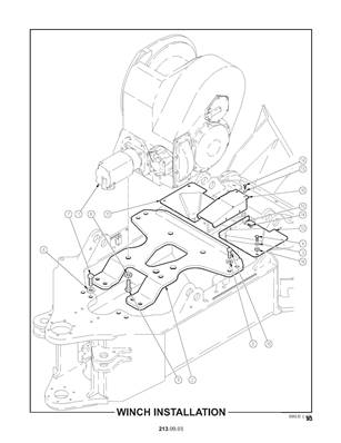 Winch, Installation 2130901