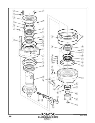 Rotator, Black Bruin RH3016 5170352S2