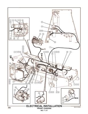 Electrical Installation, Front Chassis 60317281S2