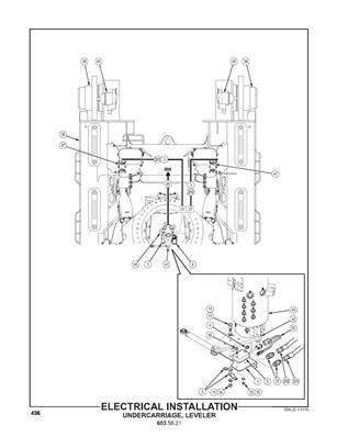 Electrical Installation, Undercarriage, Leveler 6035821