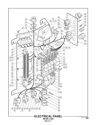 Electrical Panel, Rear, Cab 6052961S3