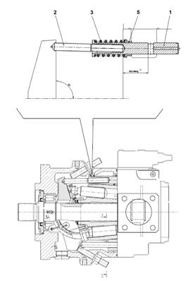Harvesting head hydraulic pump, control valve 7032913