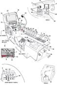 Cab side console, assembly 9991025S2