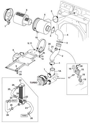 Engine air filtration, assembly 9991273