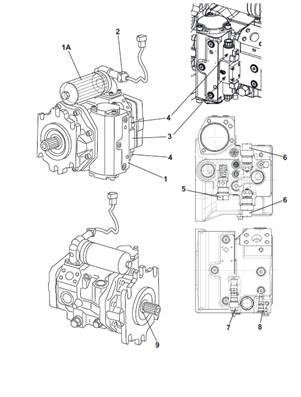 Transmission pumps, assembly 9991307