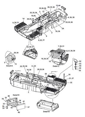 Front frame, assembly 9991934S2