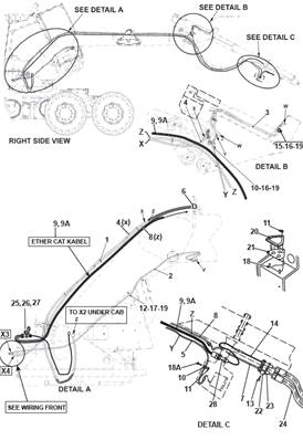 Crane beam, mounting 9992108
