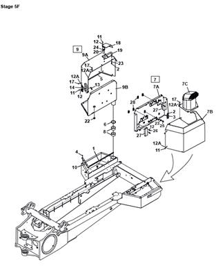 Fender boxes, assembly 9992302