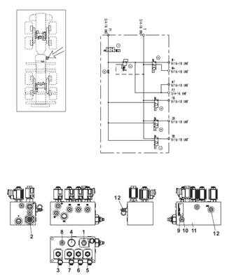 Hydraulic cradles valve, assembly 9992478