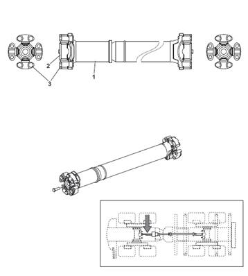 Universal joint, assembly 9992490