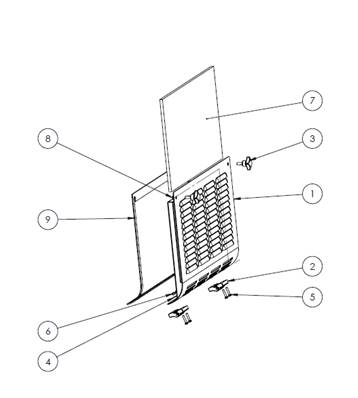 7000 seat, armrests 9992585