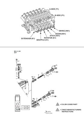 Crane distributor K170, assembly 99929216