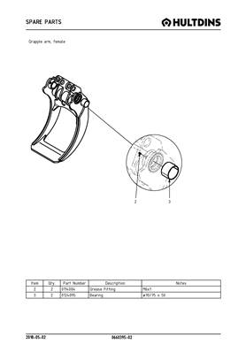 Grapple arm, female 066039502