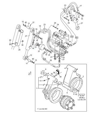 Feed roller arms LM005946B