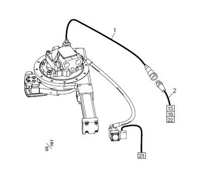 Electrical system of saw unit SuperCut 100 LM039712500