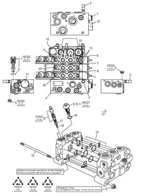Hydraulic system, Major functions, L-90 valve LM61402001