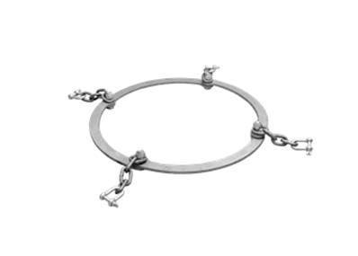Pair of chain attachment rings on 24.5'' rim Olofsfors 635-245000