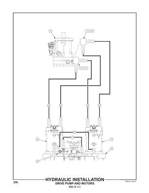 Hydraulic Installation, Drive Pump and Motors 50208411