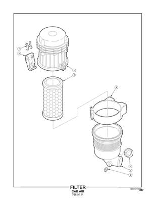 Filter Cab Air 7055011