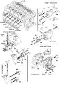 Hydraulic distributor K170, assembly 9901088S2