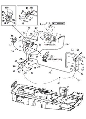 Compressed air system, assembly 9991150S2