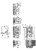 Hydraulic distributor, hydraulic lines 9991197S2