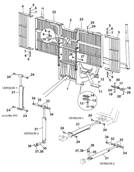 Hydraulic and mechanical removable grid, mounting 9991269S2