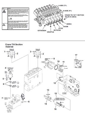 Crane distributor K220, assembly 9991327