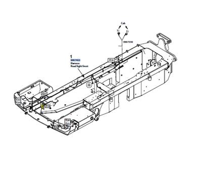 Road lighting kit, mounting 9991340