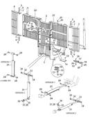 Hydraulic and mechanical removable grid, mounting 9991506S2