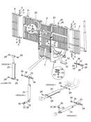 Hydraulic and mechanical removable grid, mounting 9991508S2