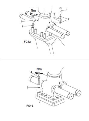 Crane fixing platform, assembly 9991555