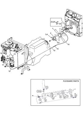 Reversible fan propeller, assembly 9991810