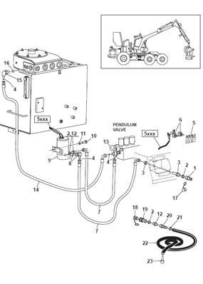 Hydraulic and fuel filling pump, assembly 9991834