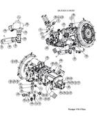 Transmission pump bracket, assembly 9991959S2