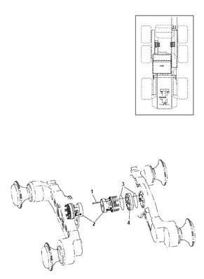 MSE08 forward drive motor, assembly 9992042