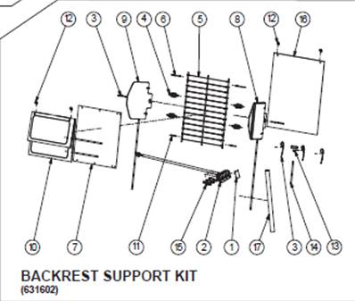 3000 HIGH END seat assembly 9992154
