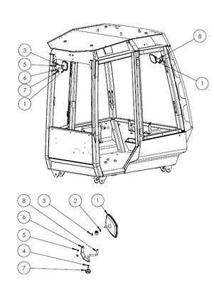 7000 seat, armrests 9992584