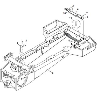 Rear frame, assembly 9992672