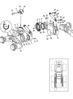 Bogie, assembly 9992701S2