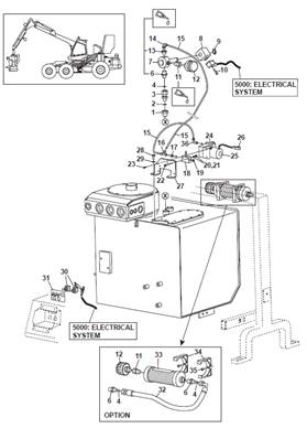 Hydraulic vacuum pump, assembly 9992924S2