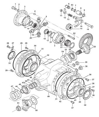 Bogie, differential 99929479