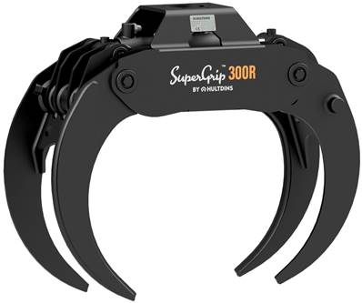 Grapple wood energy 4 tongs HULTDINS SuperGrip I 300R