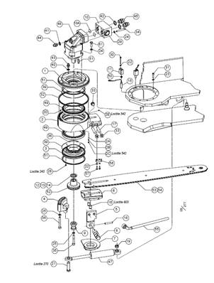 Saw unit 411XL LM006550S2