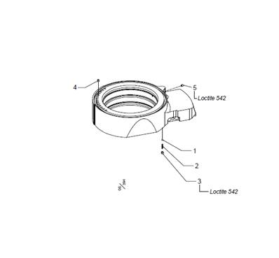 Saw bar bracket 418 LM016864