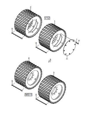Feed rollers ms11 LM033714